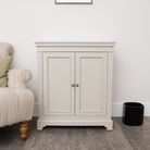 Two Door Small Sideboard/Shoe Cabinet - Daventry Taupe-Grey Range