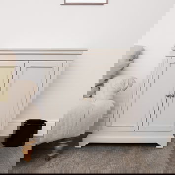 Two Door Small Sideboard/Shoe Cabinet - Daventry Taupe-Grey Range