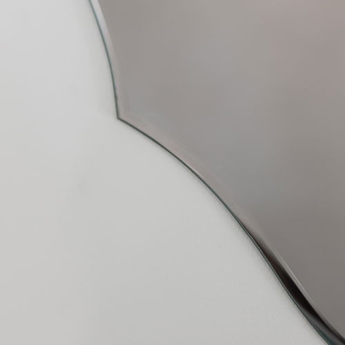 Vintage Frameless Bevelled Wall Mirror 38cm x 50cm
