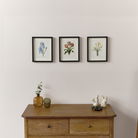 Vintage Red Tulip Flower Framed Wall Print 20cm x 25cm