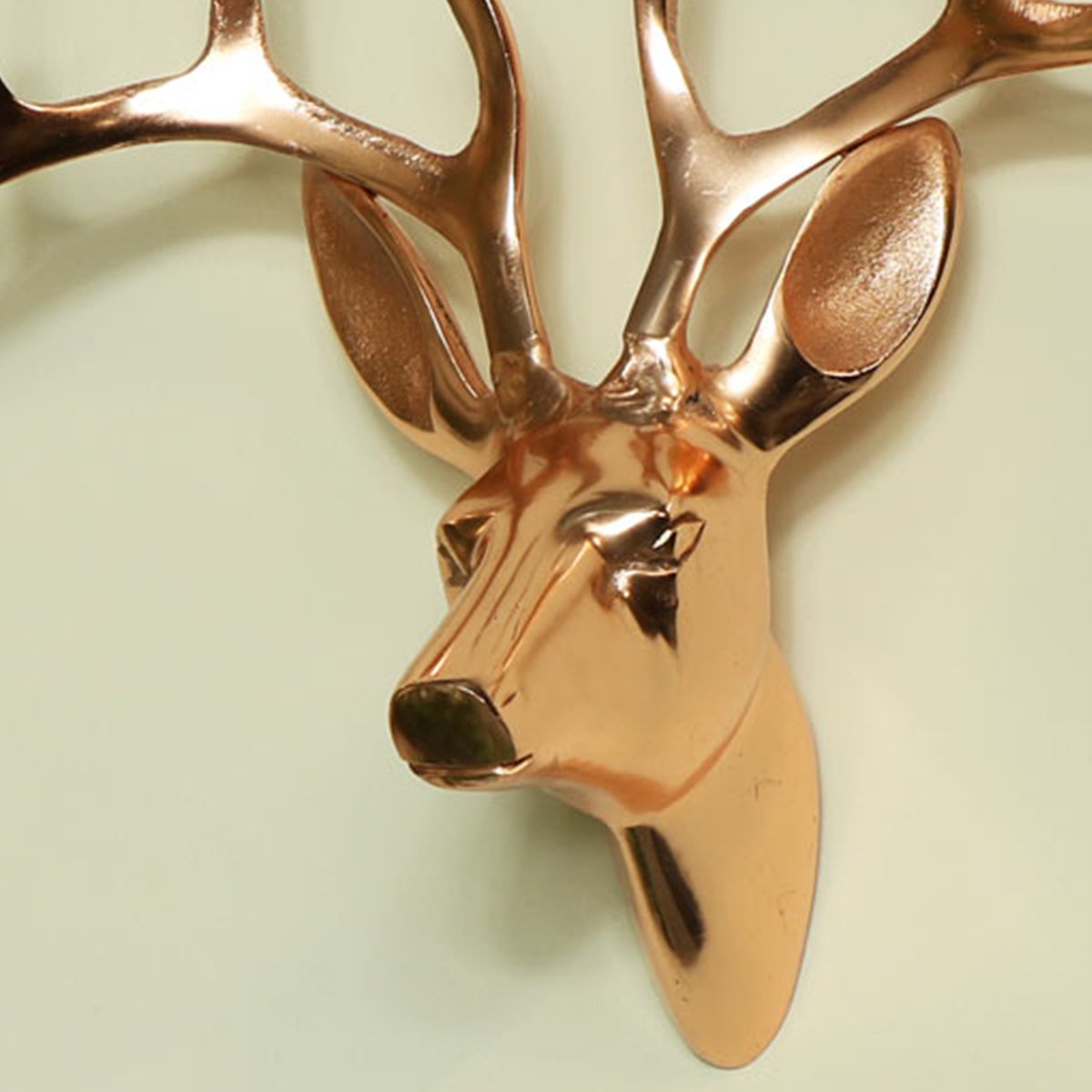 Wall Mounted Copper Stag Head