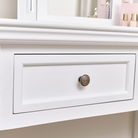 White 2 Drawer Console / Dressing Table - Daventry White Range