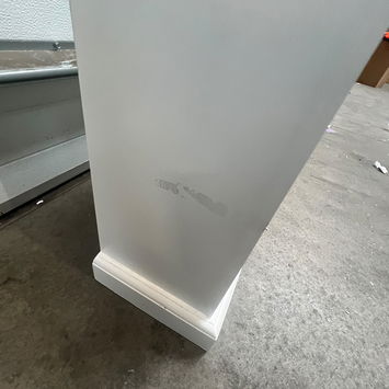 White 5 Drawer Chest of Drawers - Slimline Haxey White Range