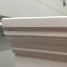 White 5 Drawer Chest of Drawers - Slimline Haxey White Range