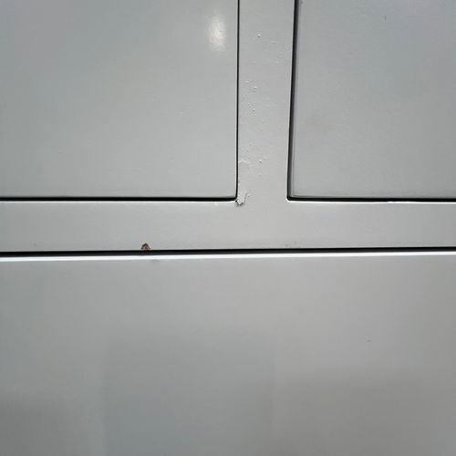 White 5 Drawer Chest of Drawers - Slimline Haxey White Range - Damaged Seconds