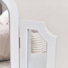 White Arched Triple Dressing Table Mirror - Daventry White Range