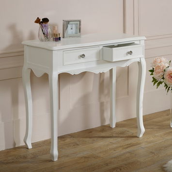 White Console / Dressing Table - Victoria Range