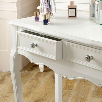 White Console / Dressing Table - Victoria Range