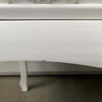 White Dressing Table Desk - Pays Blanc Range 