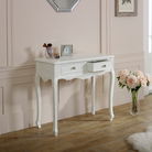 White Dressing Table & Stool Set - Victoria Range