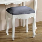 White Dressing Table & Stool Set - Victoria Range