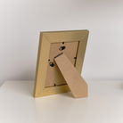 White & Gold Rectangle Photo Frame 15cm