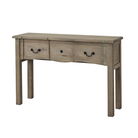 Wooden 2 Drawer Console Table