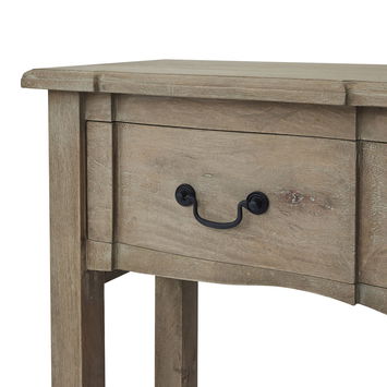 Wooden 2 Drawer Console Table