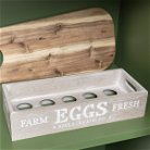 Wooden Egg Crate Holder