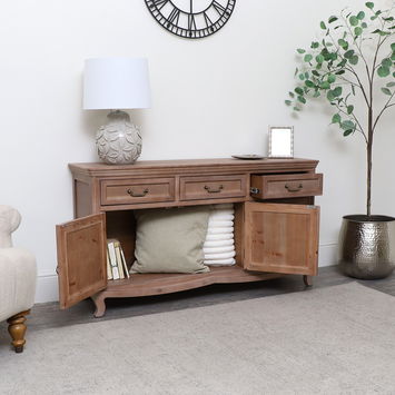 Wooden Sideboard - Hessian Range 