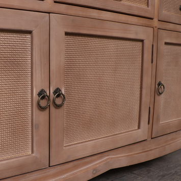 Wooden Sideboard - Hessian Range 