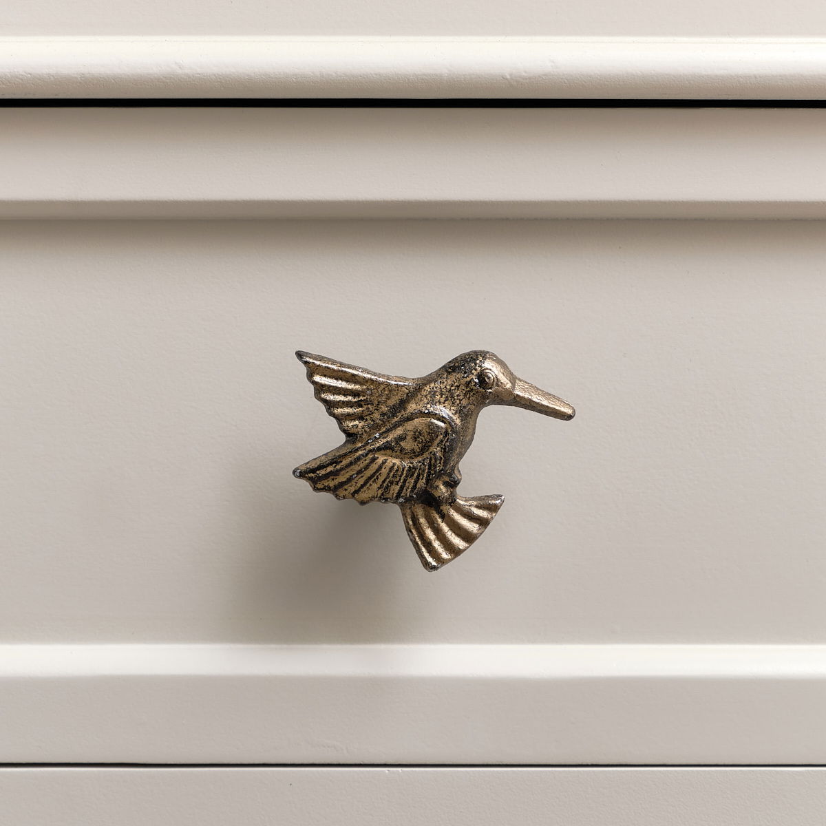 Bronze Humming Bird Drawer Knob