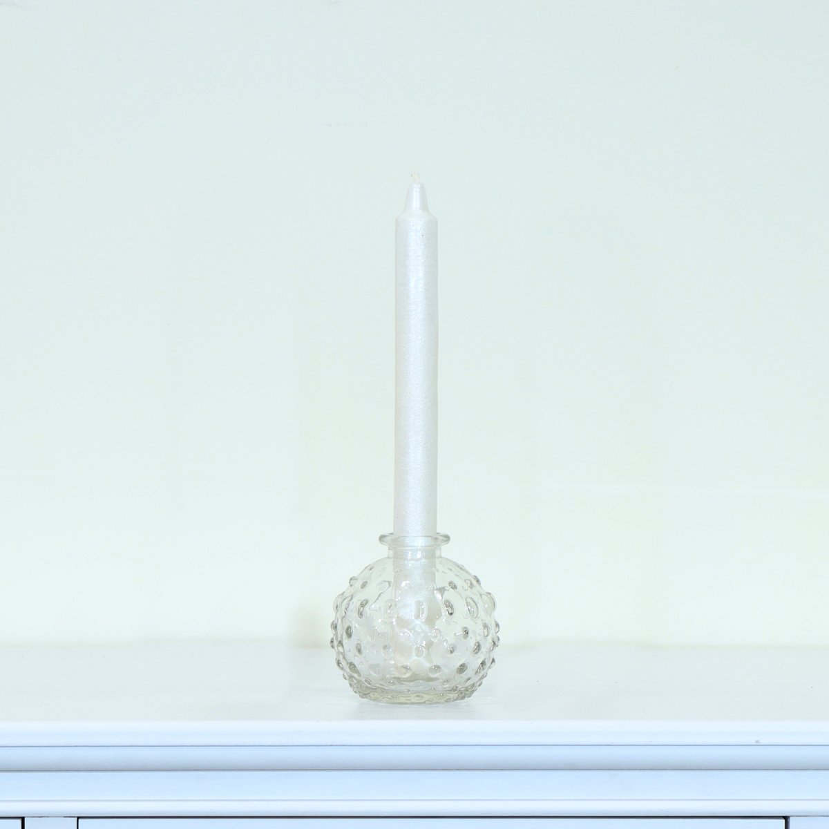 Clear Round Bubble Glass Bottle Vase