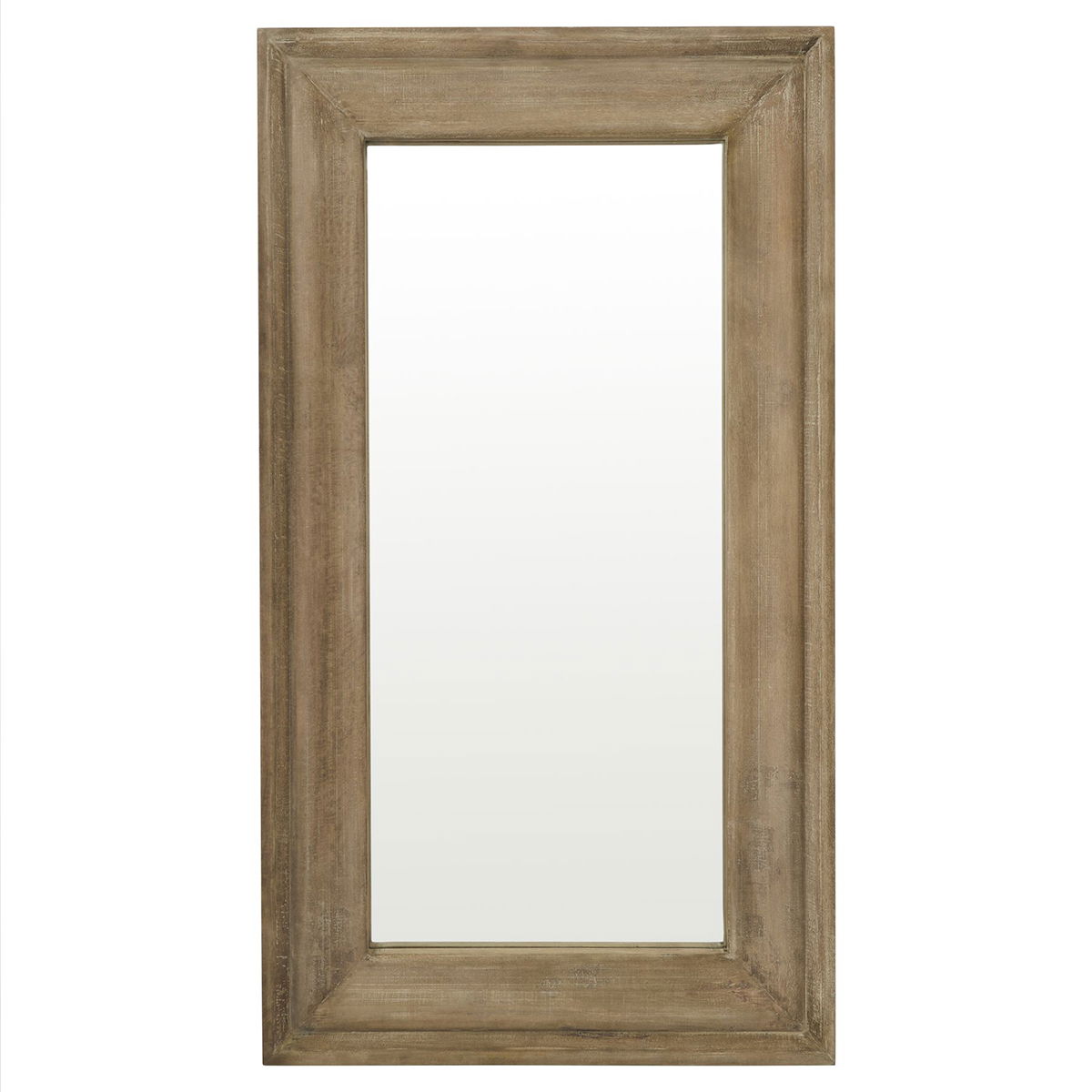 Extra Large Natural Wooden Framed Wall Mirror - 200cm x 100cm