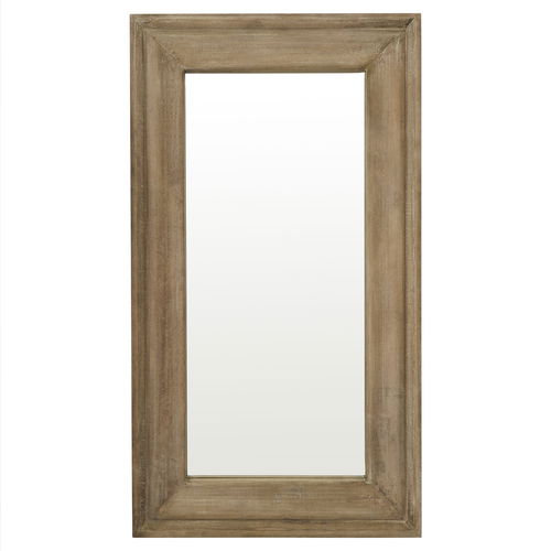 Extra Large Natural Wooden Framed Wall Mirror - 200cm x 100cm