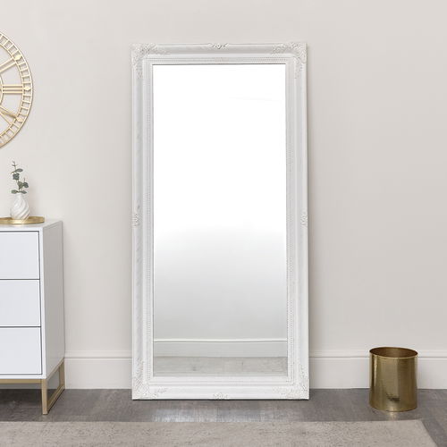 Extra Large White Wall/Floor Mirror 158cm x 78cm