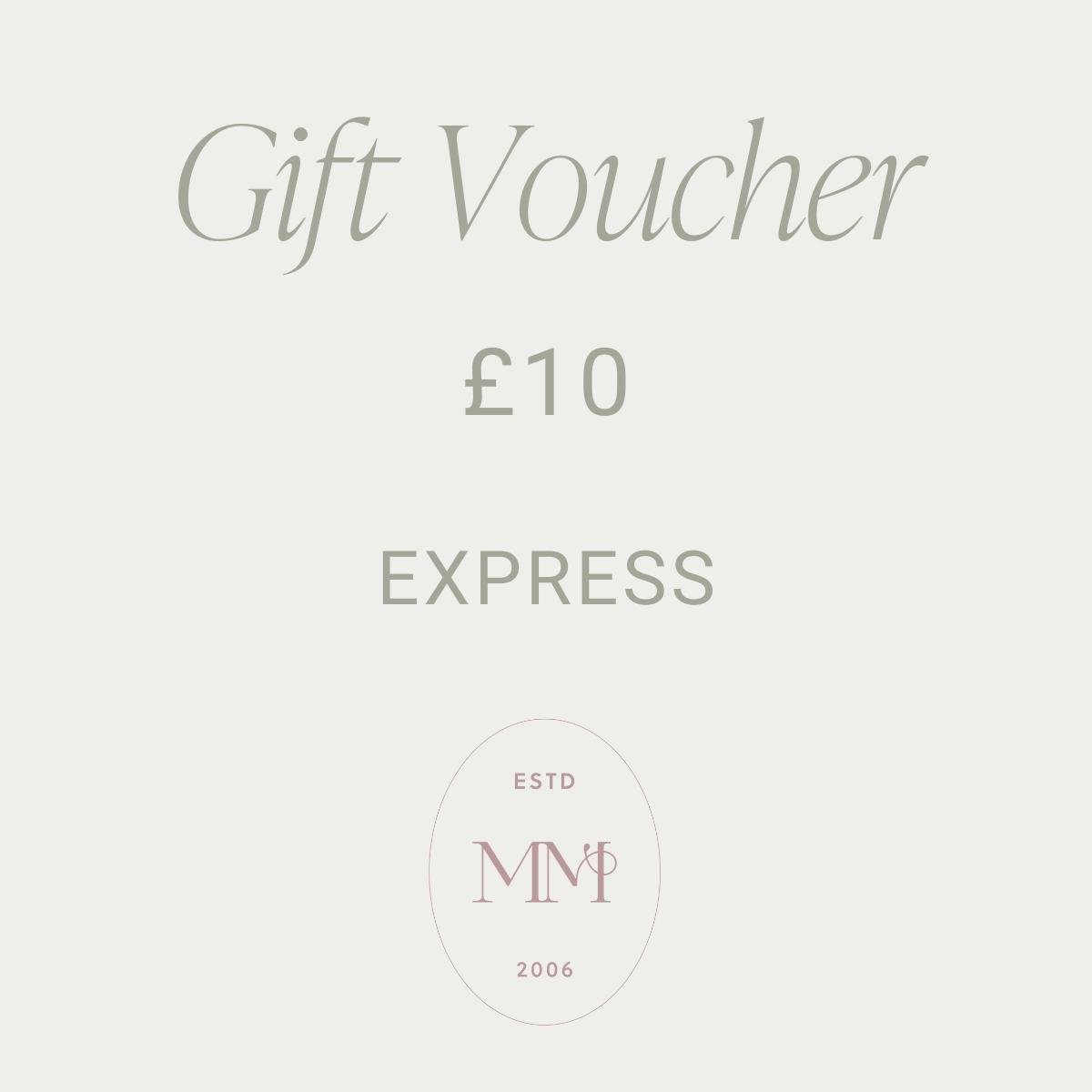Gift Voucher £10.00 : EXPRESS