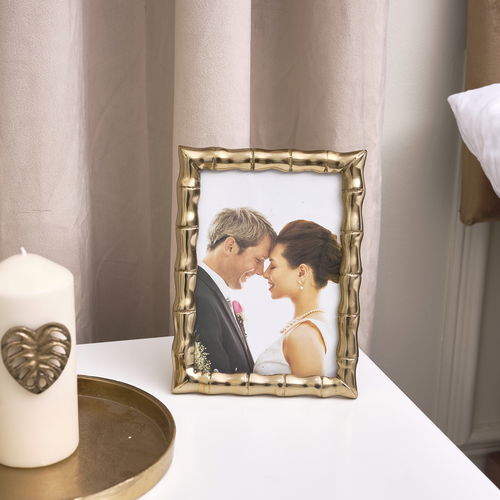 Gold Bamboo Photo Frame - 5 x 7