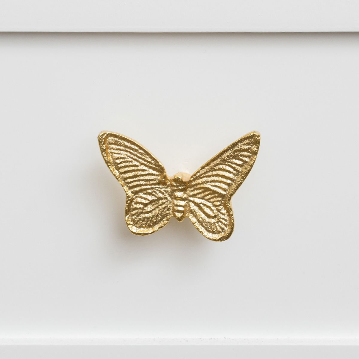 Gold Butterfly Drawer Knob