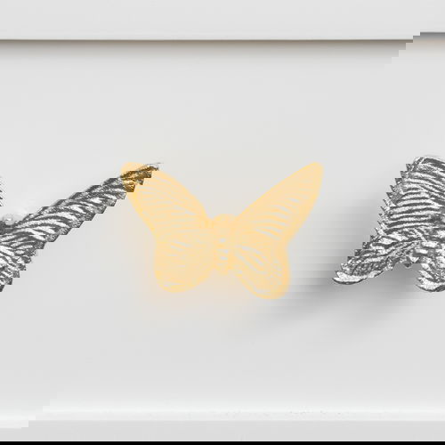 Gold Butterfly Drawer Knob