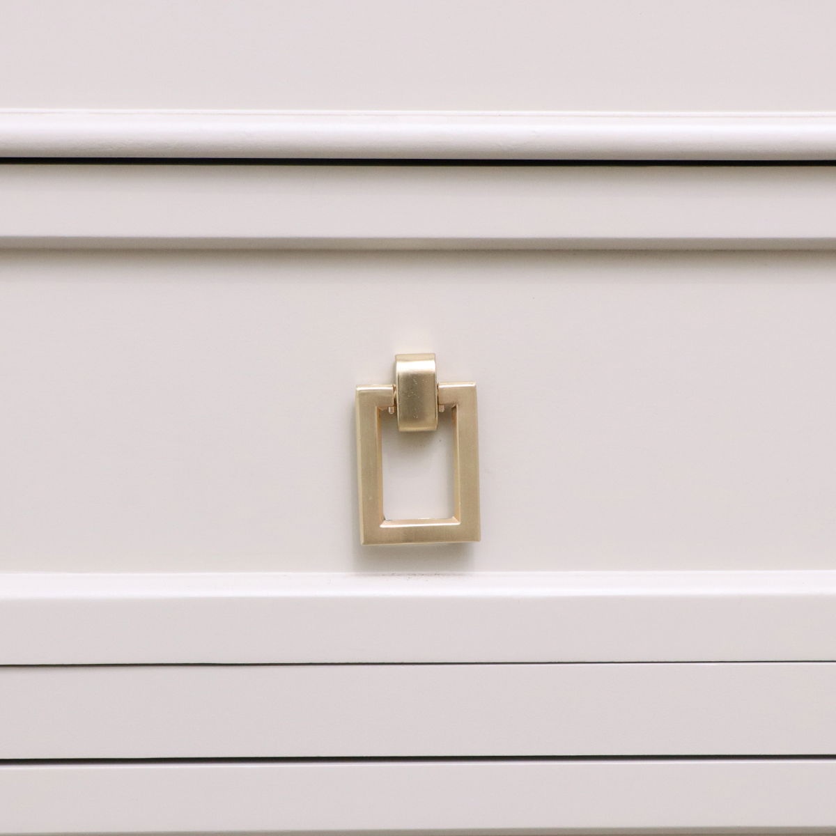Brushed Gold Rectangle Drop Shape Pull Handle