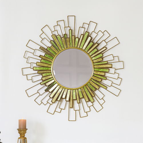 Large Sunburst Bevelled Wall Mirror 90cm x 90cm