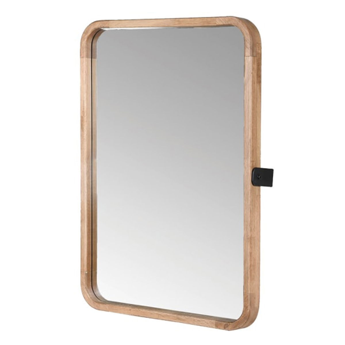 Natural Wooden Edged Wall Mirror