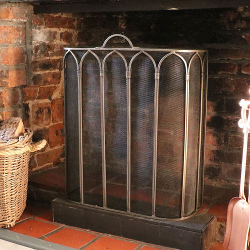 Pewter Fire Screen 