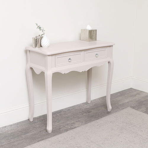 Taupe-Pink Console / Dressing Table - Victoria Taupe-Pink Range - Seconds - Colour Mismatch