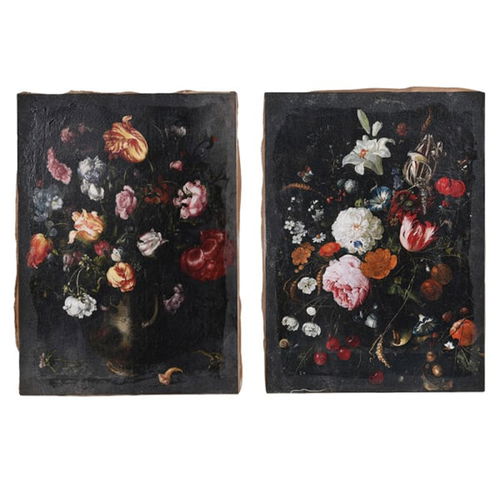 Set Of 2 Multicoloured Floral Wall Print