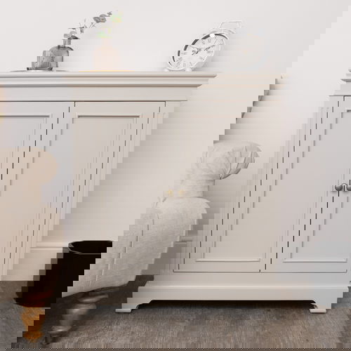 Two Door Small Sideboard/Shoe Cabinet - Daventry Taupe-Grey Range