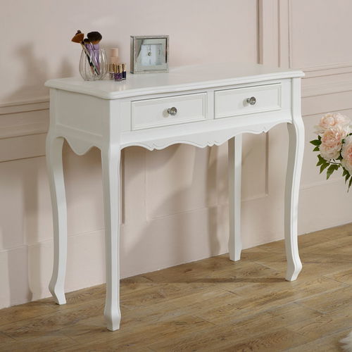 White Console / Dressing Table - Victoria Range