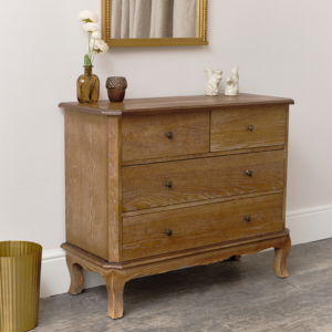 4 Drawer Wooden Chest of Drawers - Ashwell Range