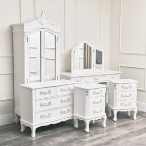 7 Piece Bedroom Furniture Set - Pays Blanc Range