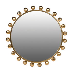 Round Gold Bobble Edge Wall Mirror 80cm x 80cm