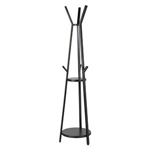 Black Tall Metal Coat Stand