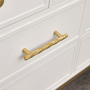 Gold Bamboo Drawer Handle