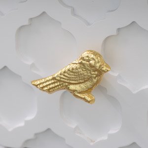 Gold Bird Drawer Knob