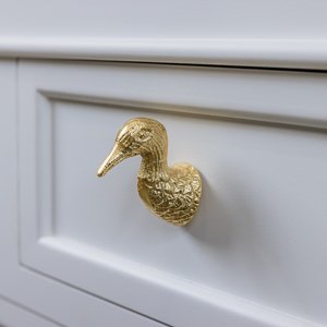 Gold Metal Bird Drawer Knob