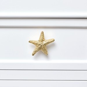 Gold Starfish Drawer Knob