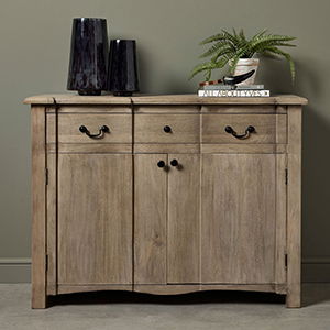 Large Wooden 2 Door Sideboard