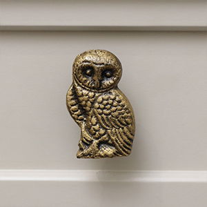 Brass Owl Drawer Knob