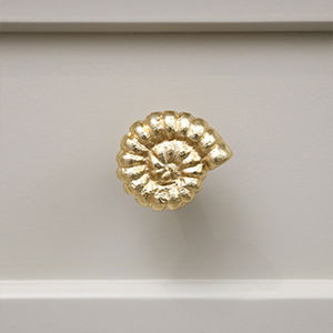 Gold Fossil Drawer Knob