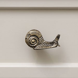 Rustic Snail Drawer Knob